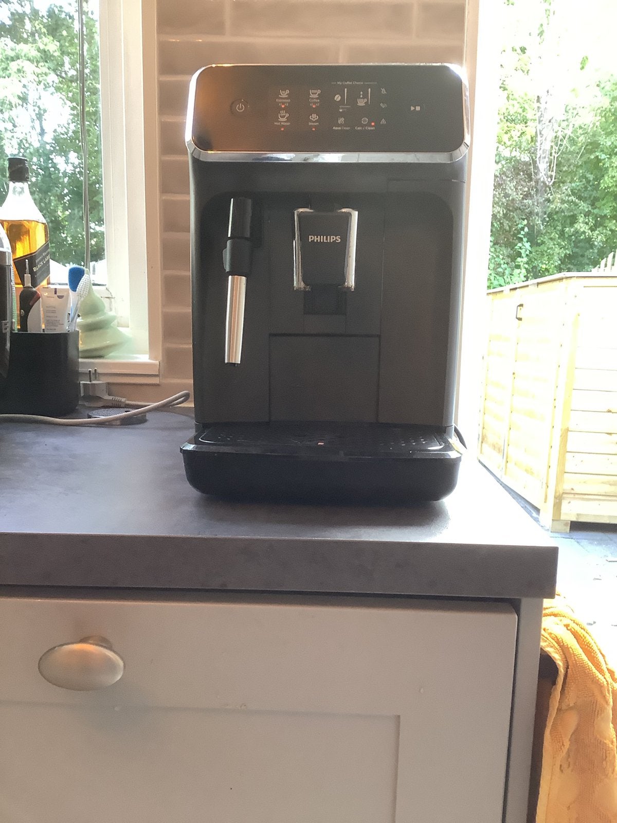 Philips koffiemachine, Witgoed en Apparatuur, Ophalen, Gebruikt, Koffiemachine, Koffiebonen