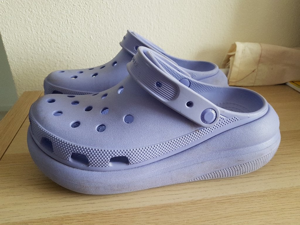 Crocs - Classic Crush purple mt 41-42, Overige kleuren, Instappers, Ophalen of Verzenden, Zo goed als nieuw