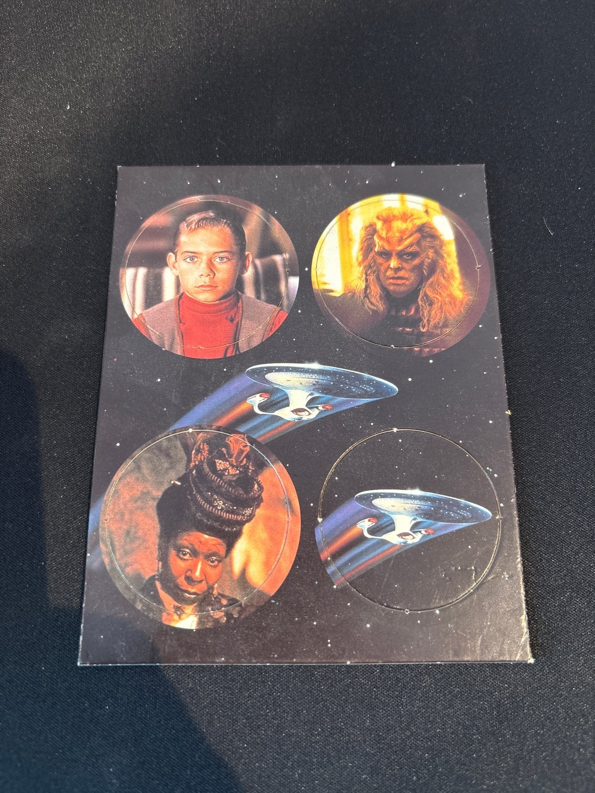 Unpunched Star Trek The Next Generation Pogs (4 stuks), Ophalen of Verzenden