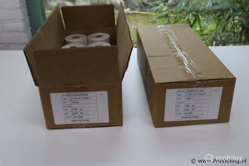 Online Veiling: Verzendetiketrol LZ-102-150-25(300)-10 - ..., Nieuw