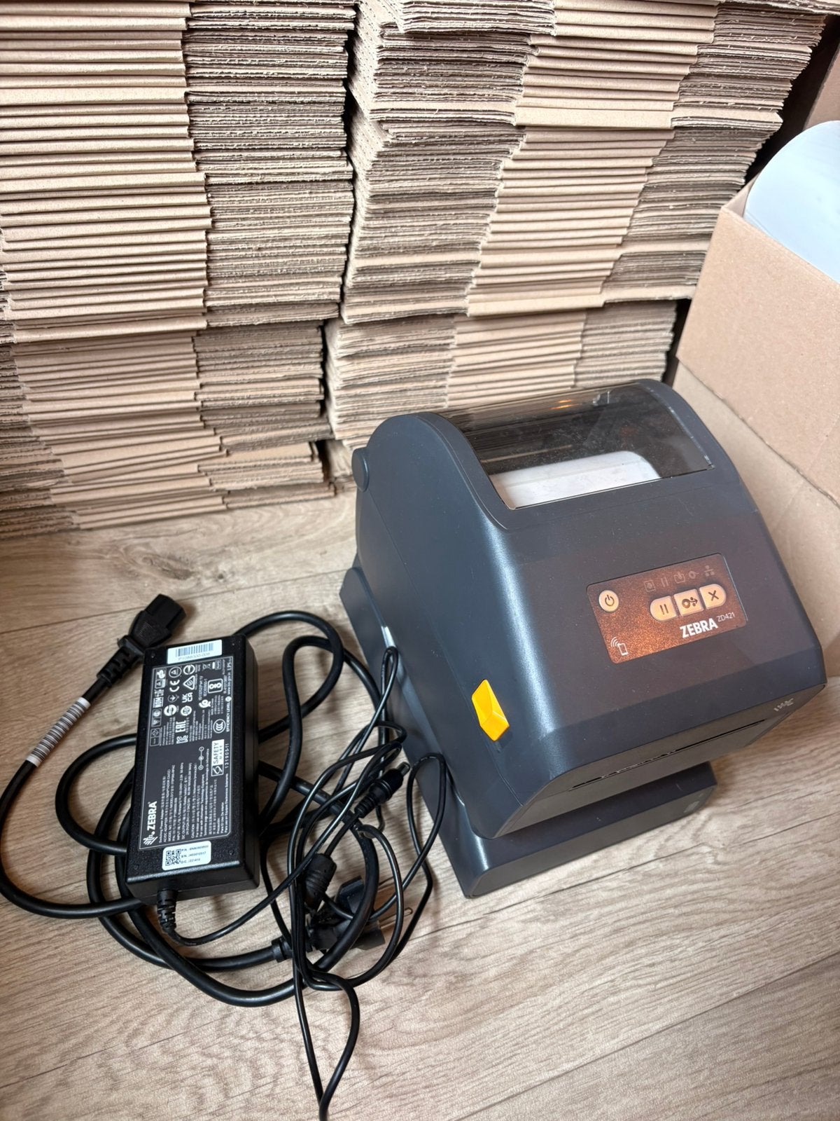 Zebra ZD421 Wifi Labelprinter + 120+ Rollen ️, Computers en Software, Ophalen, Nieuw, Etiket