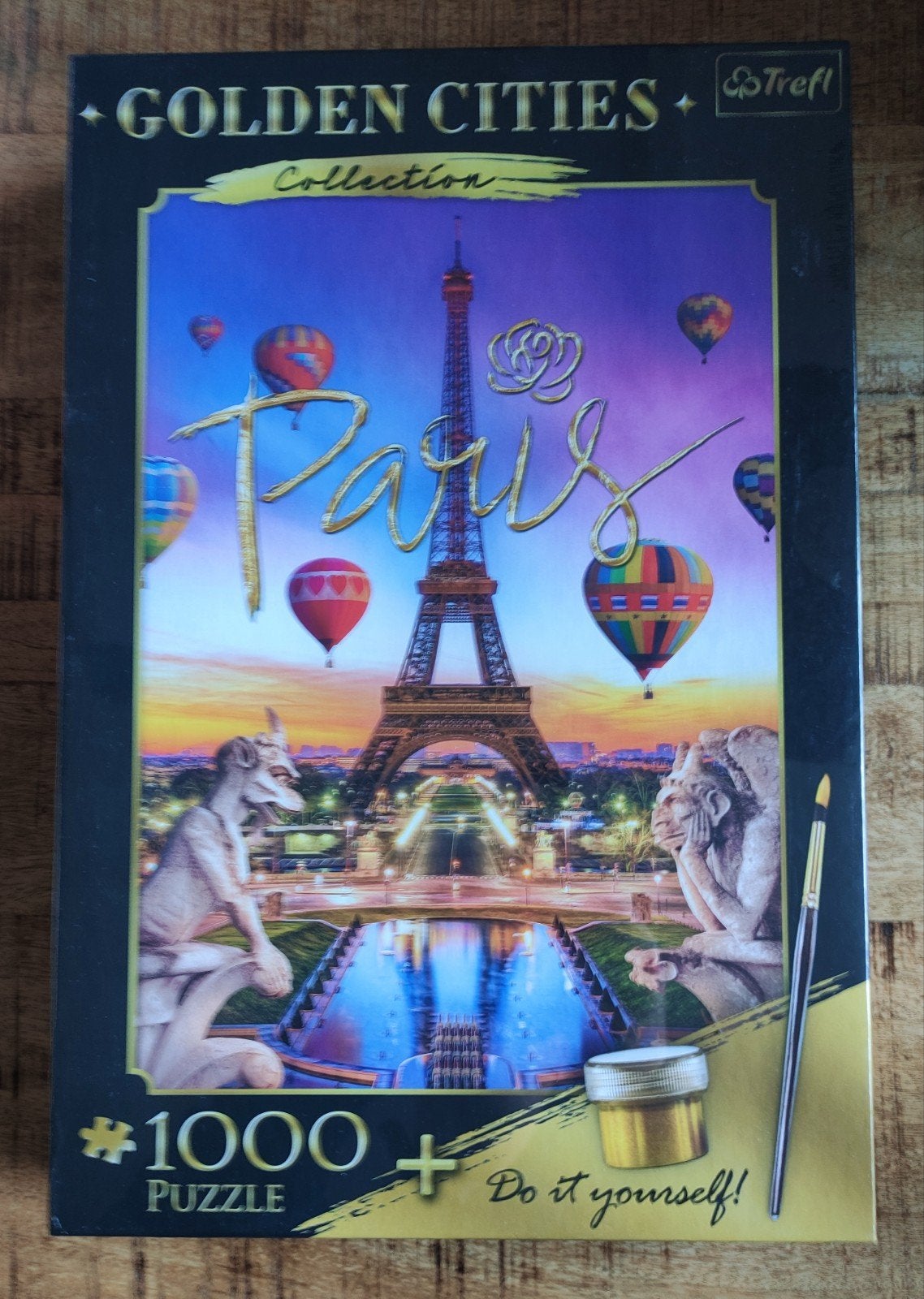 Trefl Legpuzzel 1000 Stukjes - Golden Paris (NIEUW & GESEALD, Hobby en Vrije tijd, Ophalen of Verzenden, 500 t/m 1500 stukjes