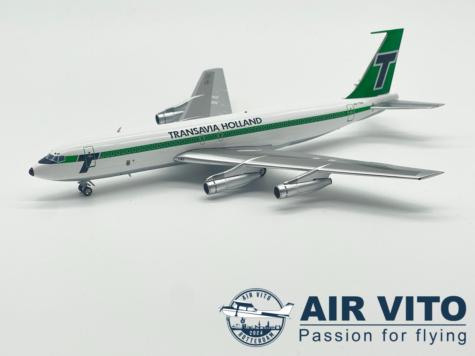 Boeing 707-123B Transavia Holland PH-TVA Inflight 200, 2992jb, Schaalmodel, Ophalen of Verzenden, Operations@airvito.com