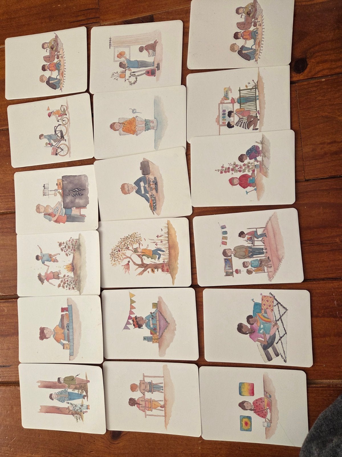 16 Dagritmekaarten Anna's Atelier 2021 - Binnen spelen, Ophalen of Verzenden, Gebruikt, Taal en Lezen