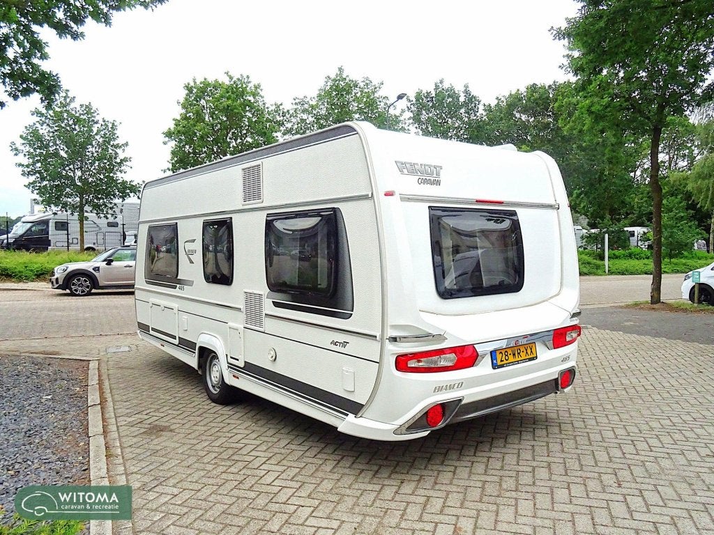 Fendt Bianco Activ 465 SGE ENKELE BEDDEN MOVER, Caravans en Kamperen, Caravans, Bedrijf, Fendt, Overige typen, 1250 - 1500 kg