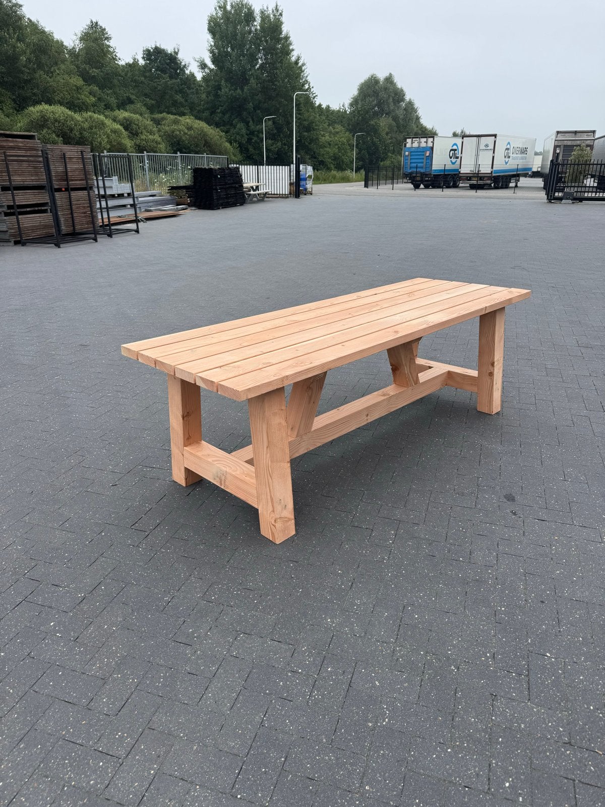 Robuuste Douglas Tuintafel - 240cm of 300cm, Ophalen, Nieuw, Rechthoekig, Hout