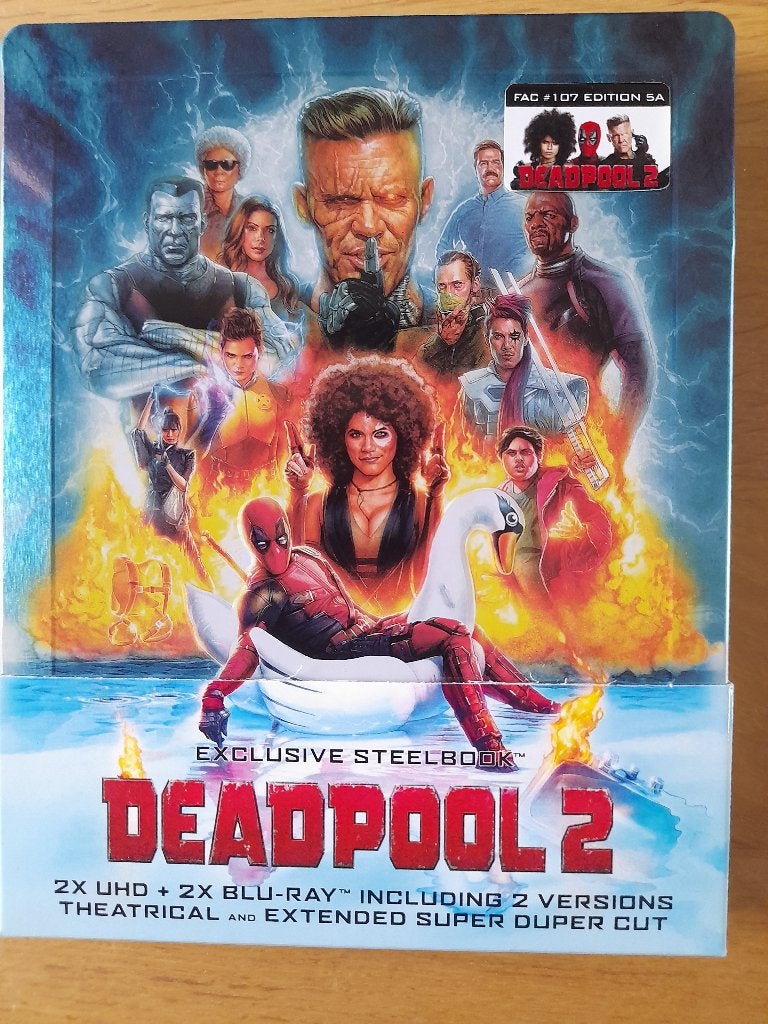 Deadpool 4K + Deadpool 2 4K steelbook, Cd's en Dvd's, Blu-ray, Nederlands, Verzenden, Film, Science Fiction en Fantasy