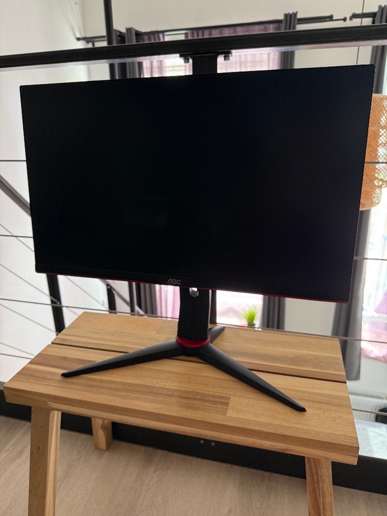 AOC 24G2U/BK 24” Gaming Monitor, Computers en Software, Monitoren, IPS, 101 t/m 150 Hz, Zo goed als nieuw, 1 tot 2 ms