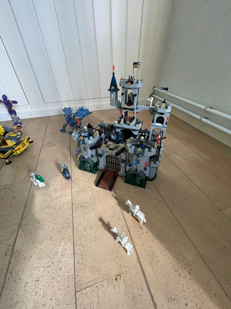 Lego castle king’s mobiele - kraan en nog meer, Ophalen of Verzenden, Zo goed als nieuw, Groter dan 1:32