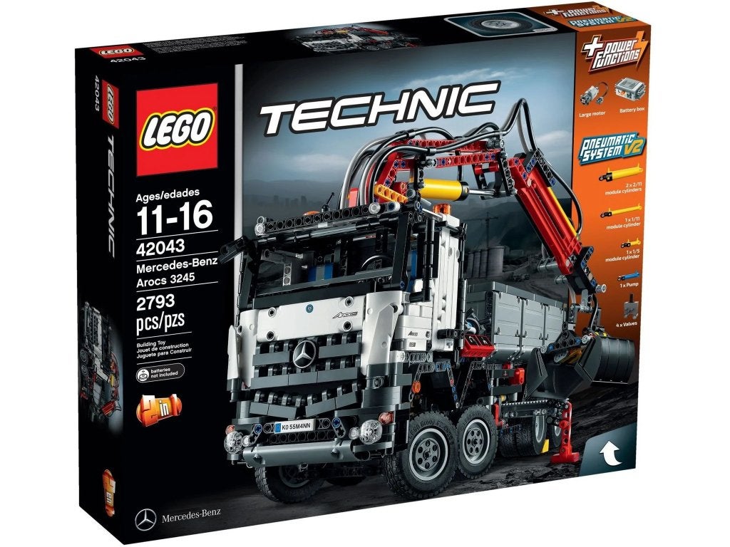 Gevraagd: lege doos LEGO Technic 42043 Mercedez Benz Arocs, Gebruikt, Lego, Overige typen, Ophalen of Verzenden