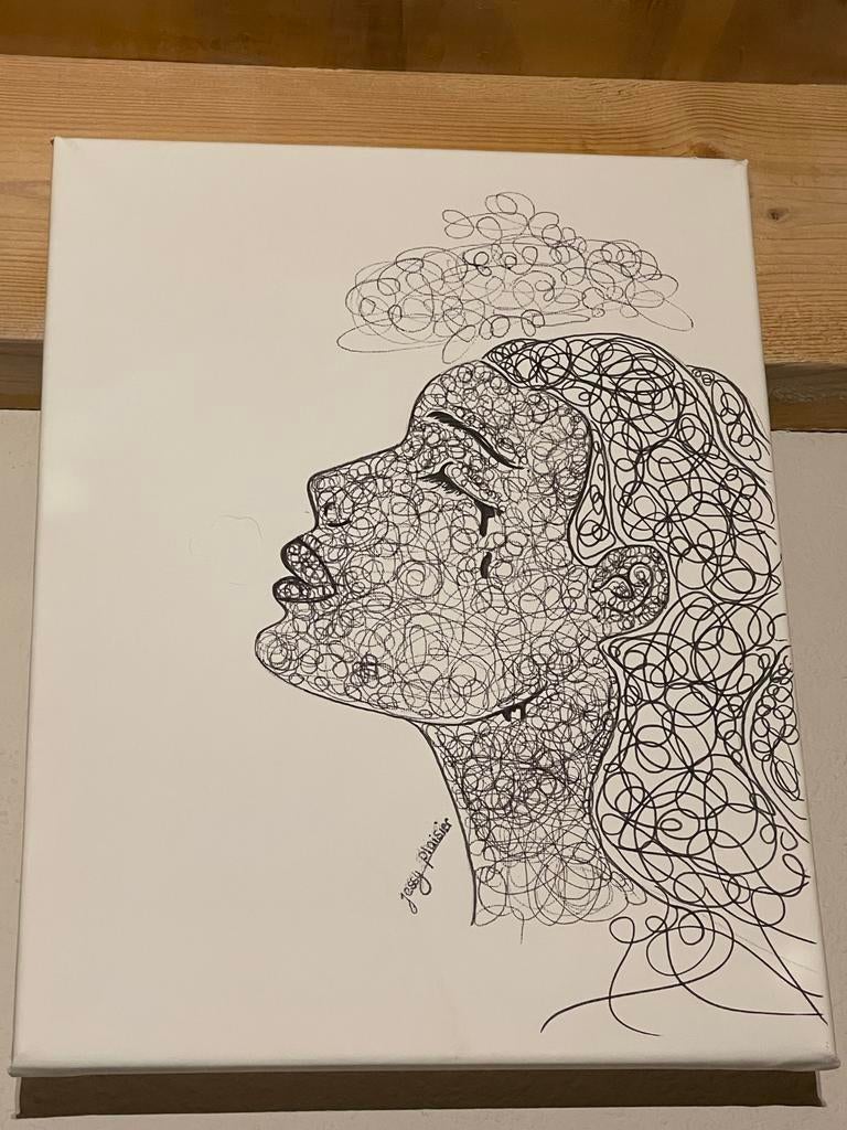 Uniek origineel kunstwerk op canvas - Gemaakt door mij!, Ophalen of Verzenden