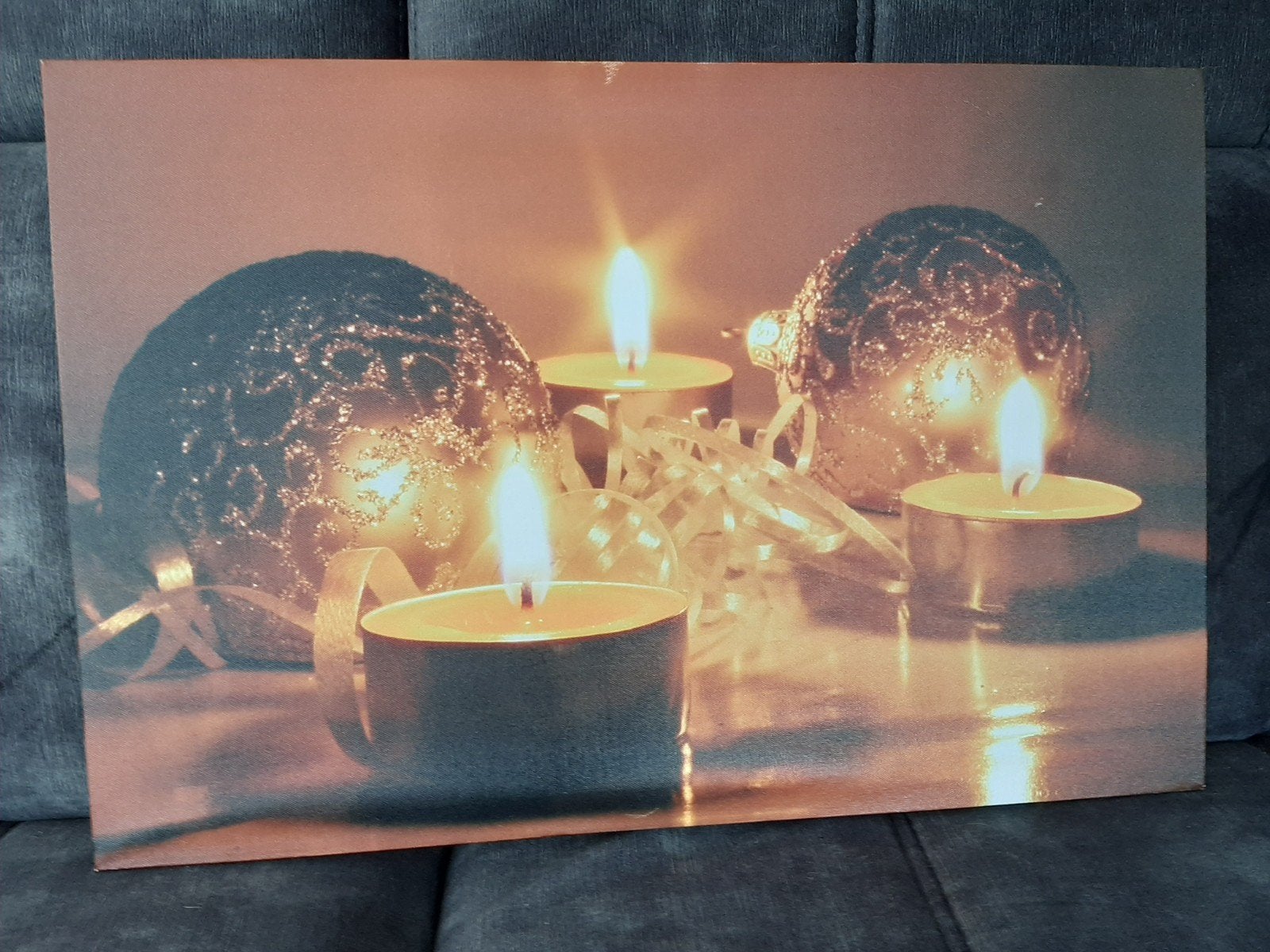 schilderij met ledlichtjes, Ophalen