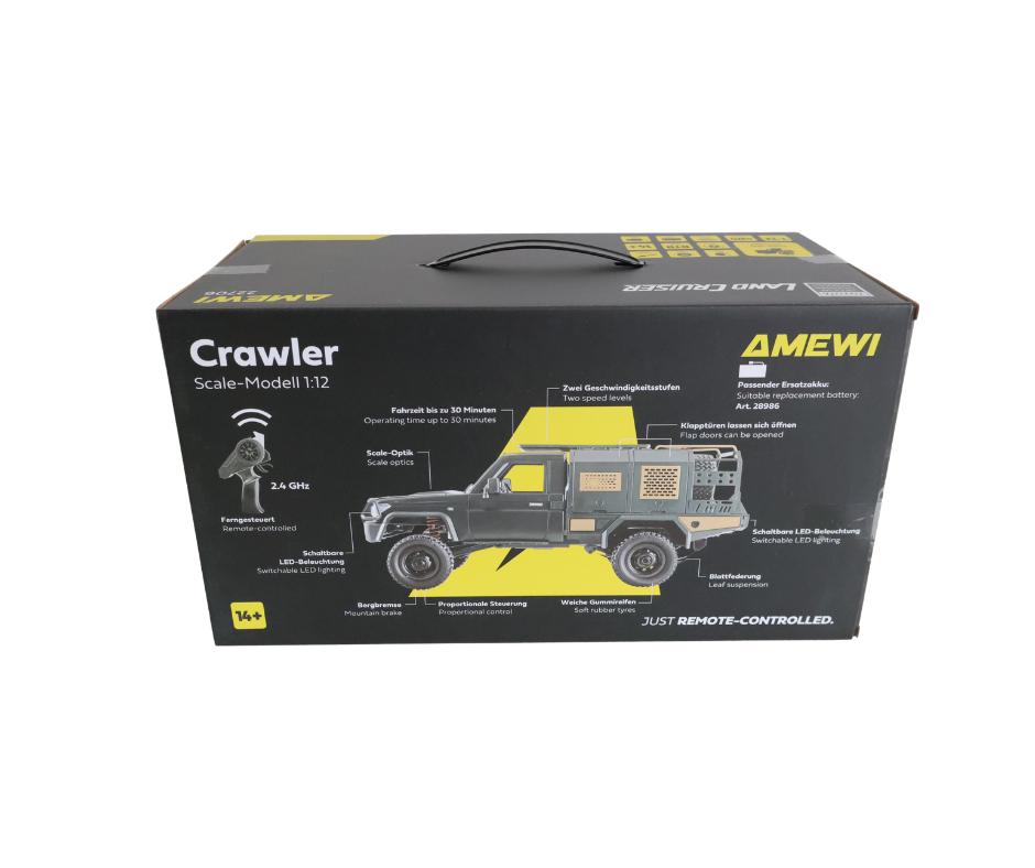 Toyota Land Cruiser Crawler 4WD 1/12 RTR 22706, Ophalen of Verzenden, Nieuw, Overige schalen, Auto offroad