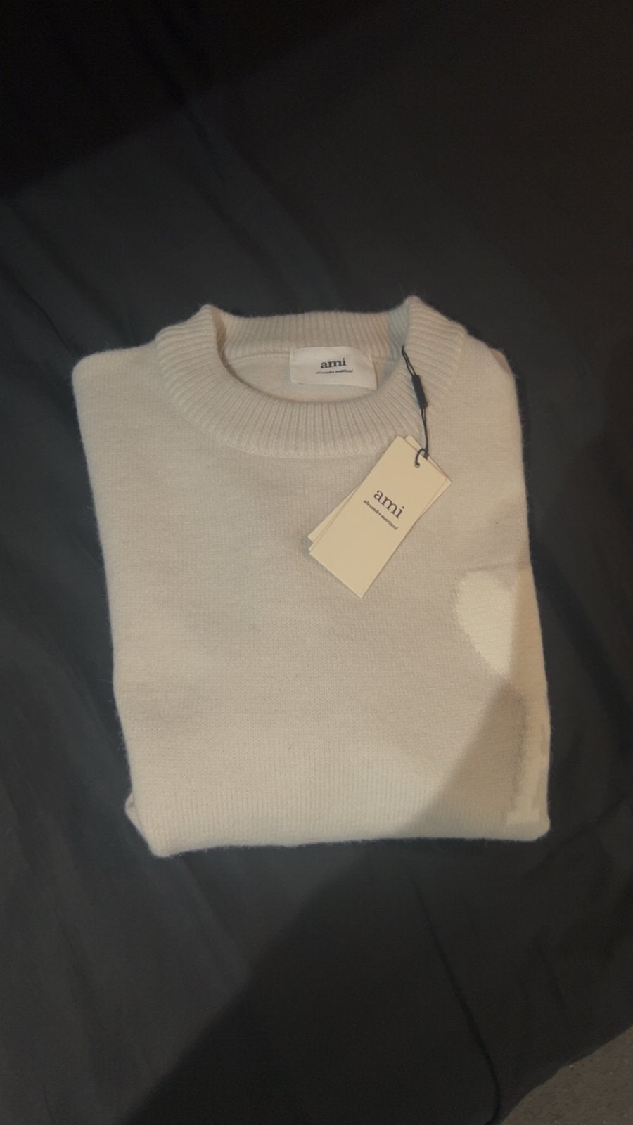 Ami Paris trui met hartlogo - Nieuw met kaartjes, Kleding | Heren, Truien en Vesten, Ophalen of Verzenden, Nieuw, Maat 48/50 (M)