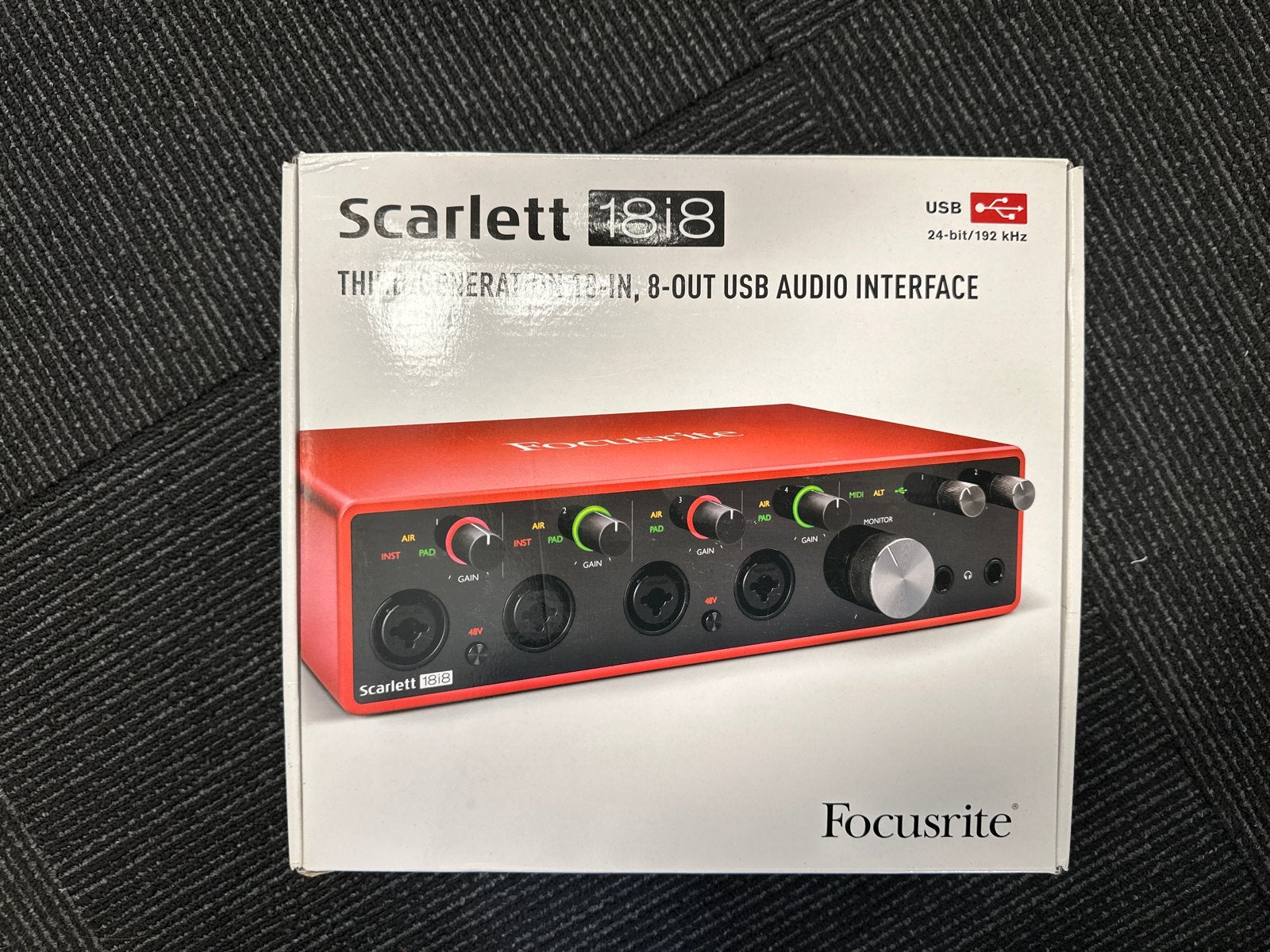 Focusrite Scarlett 18i8 3rd Gen USB Audio Interface, Ophalen, Zo goed als nieuw
