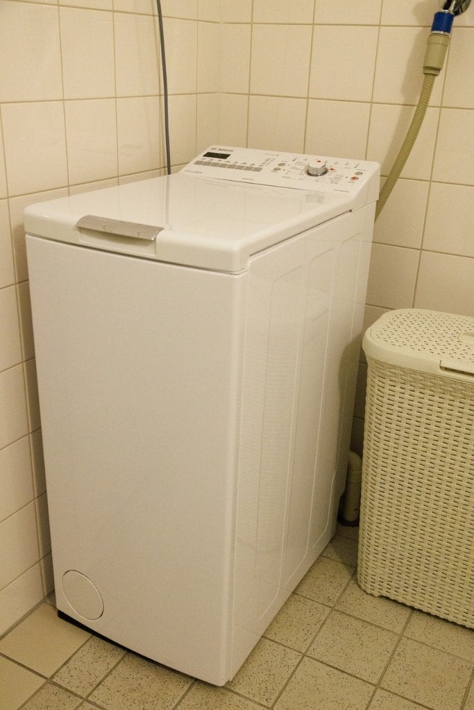 Wasmachine Bosch bovenlader, Witgoed en Apparatuur, Wasmachines, Ophalen, 1200 tot 1600 toeren, 85 tot 90 cm