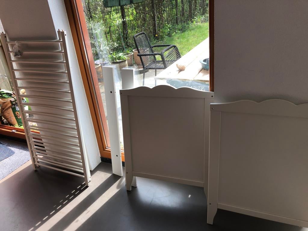 Gratis afhalen: Ikea kinderbedje/ledikant, Ophalen, Gebruikt, 70 tot 85 cm, 140 tot 160 cm