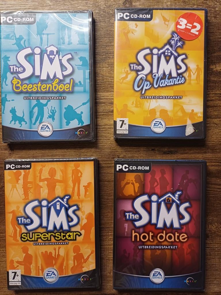 The Sims SEALED expansions -PC 4x brand new Sims collection, Spelcomputers en Games, Games | Pc, 1 speler, Nieuw, Ophalen of Verzenden