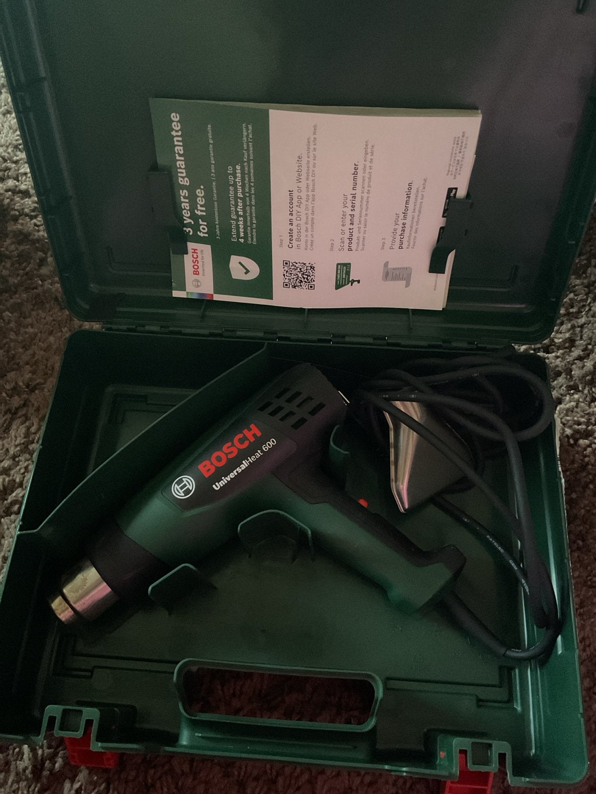 Bosch UniversalHeat 600 heteluchtpistool 1800W, Ophalen, Zo goed als nieuw, Overige typen, Bosch