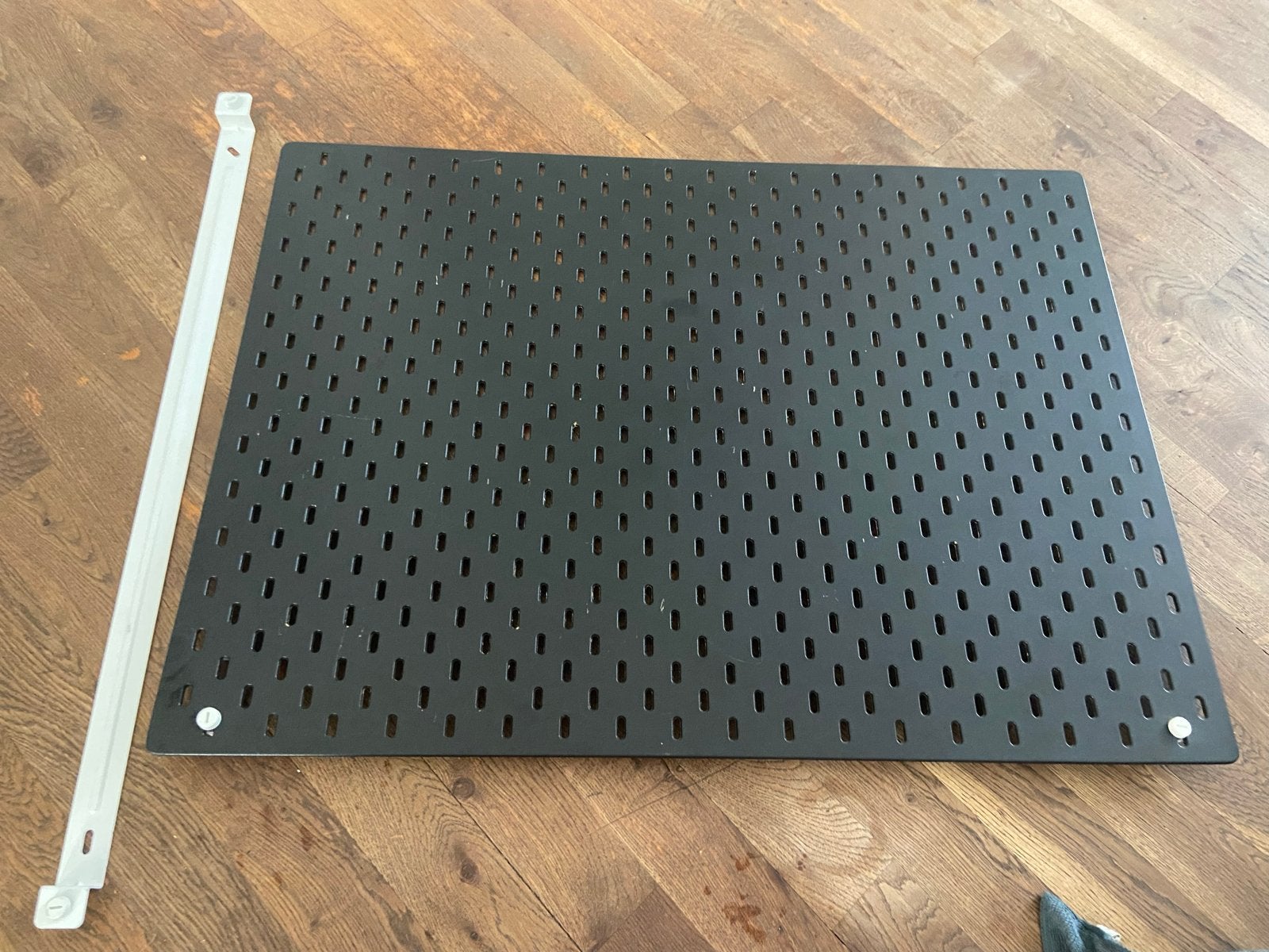 IKEA SKÅDIS ophangbord zwart, Ophalen, Gebruikt, Zwart