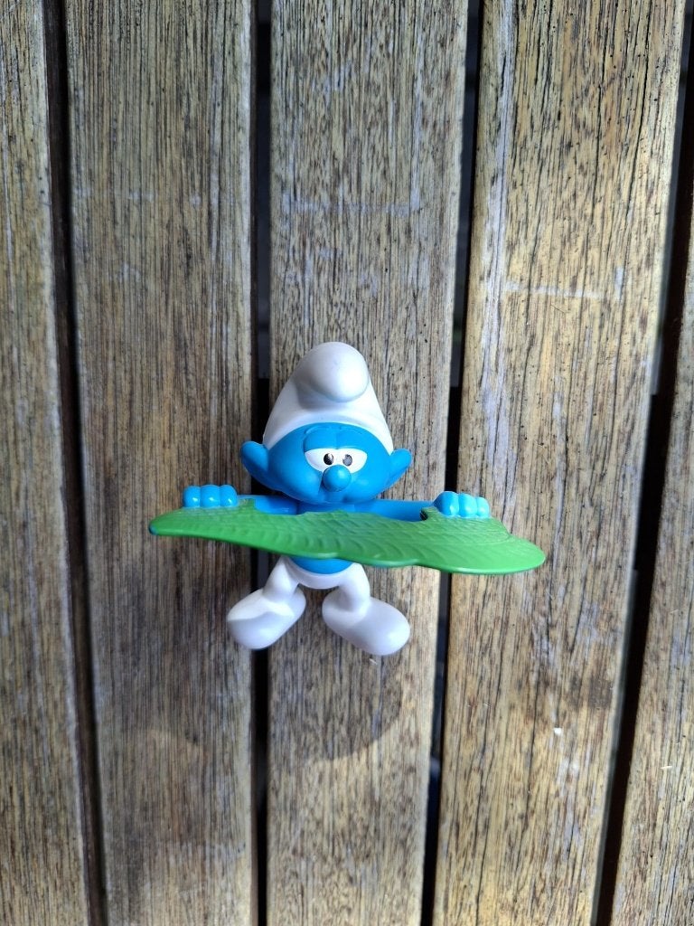 Leuk McDonald's figuurtje : Hebberige Smurf !!, Ophalen of Verzenden, Gebruikt, Verschillende Smurfen