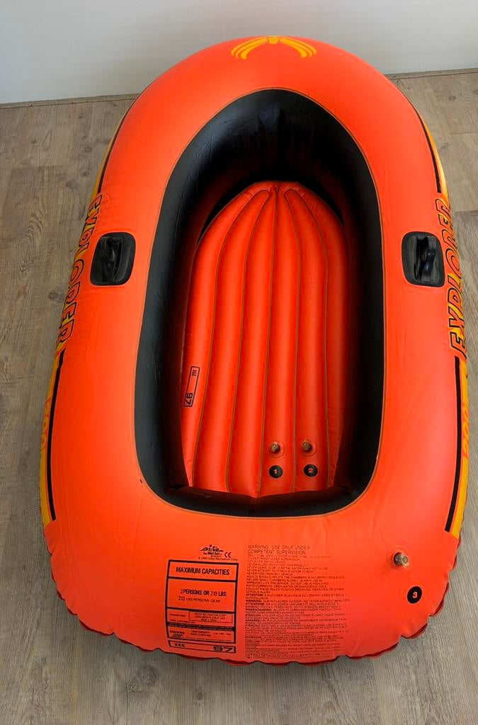 Opblaasbare roeiboot, Watersport en Boten, Gebruikt, Overige typen, Twee personen, Ophalen of Verzenden