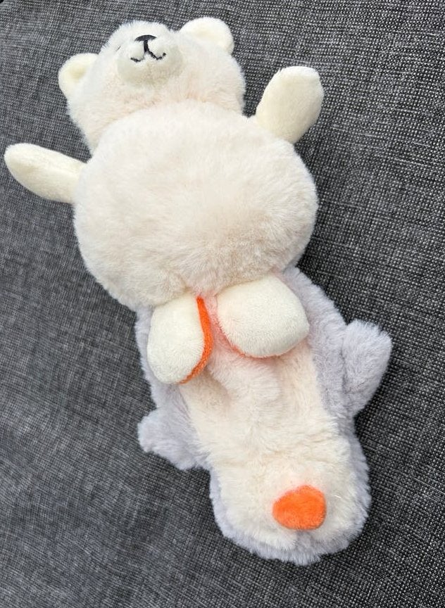 HEMA Knuffel Pinguïn/ijsbeer omkeerbaar, Hema, Overige karakters, Beer, Ophalen of Verzenden