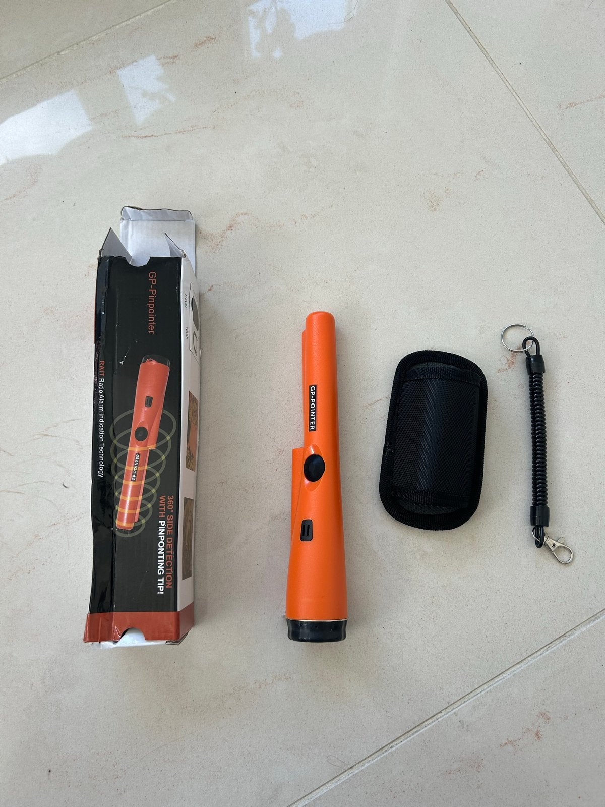 GP-Pinpointer Metaaldetector - Nieuw in doos, Hobby en Vrije tijd, Metaaldetectors, Nieuw, 30 cm of minder, Overige merken, Instelbare gevoeligheid