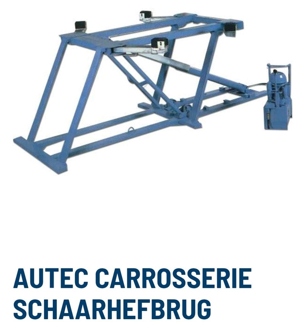 Autec Poetsbrug Bandenbrug Schaarhefbrug Hefbrug 220 volt, Ophalen, Zo goed als nieuw, Hydraulisch, Garagekrik