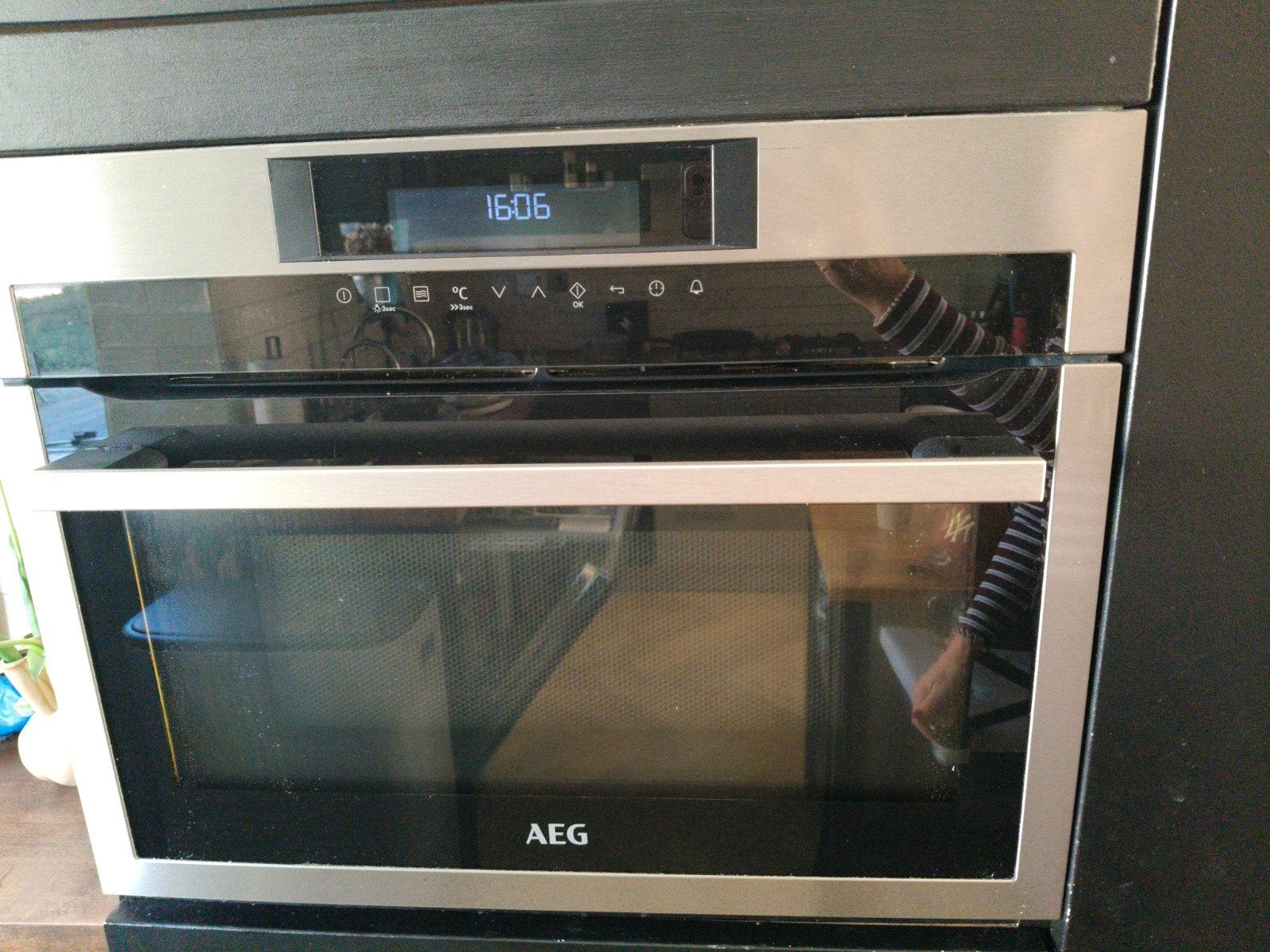 AEG Combi-oven KMS761000M - Inbouw, Ophalen, Gebruikt, AEG, Combi-oven