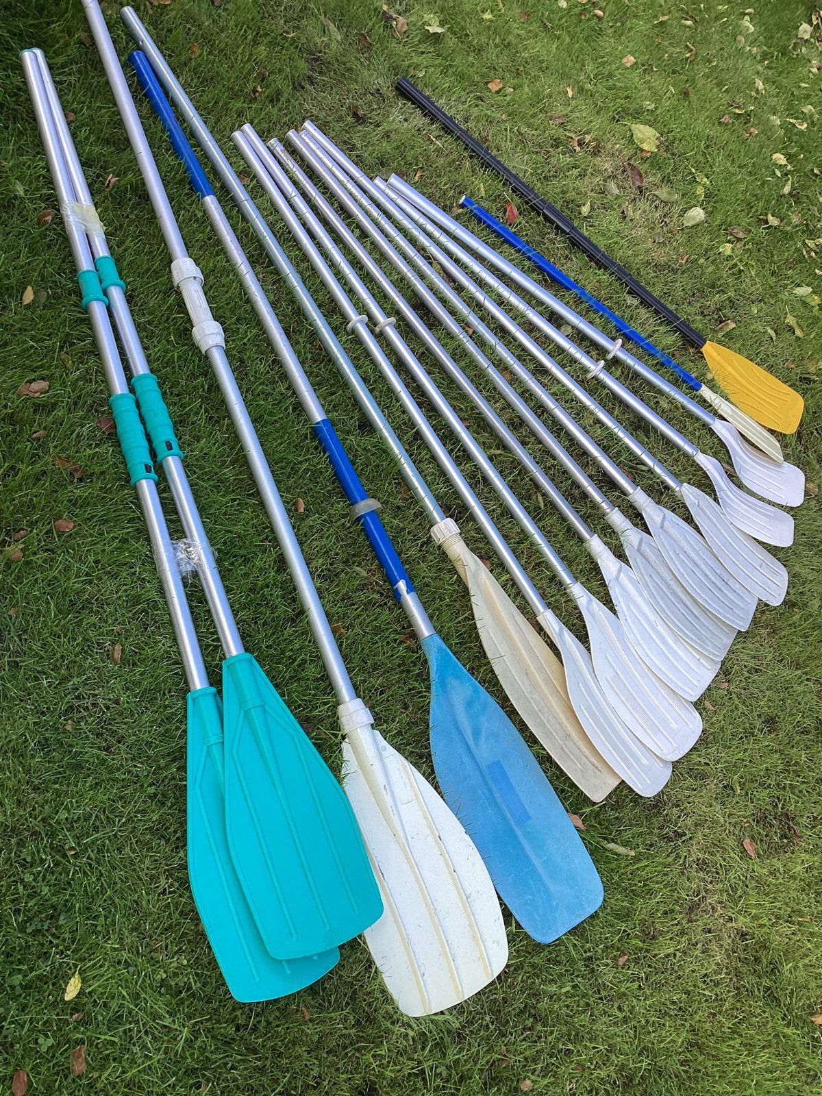 Diverse peddels voor boot of kano, Watersport en Boten, Ophalen of Verzenden, Gebruikt, Dubbelbladige peddel