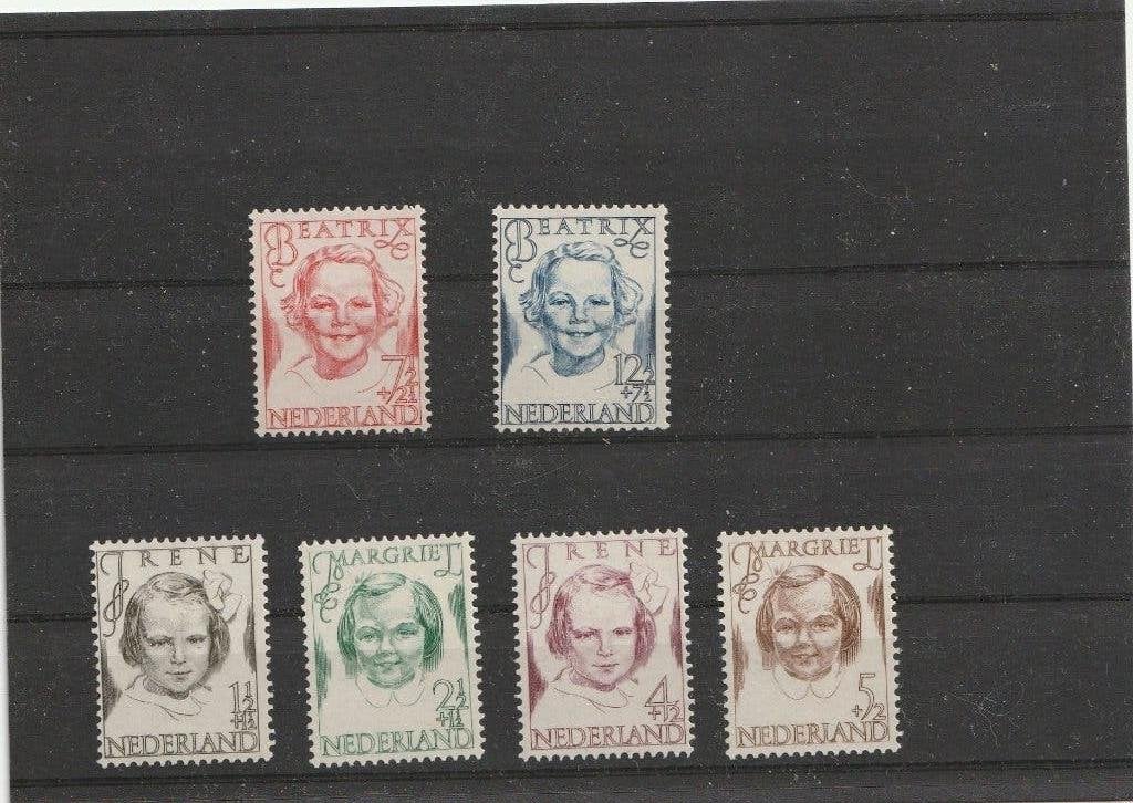 1946 Prinsessenzegels (MP199), Postzegels en Munten, Postzegels | Nederland, Verzenden, Na 1940, Postfris