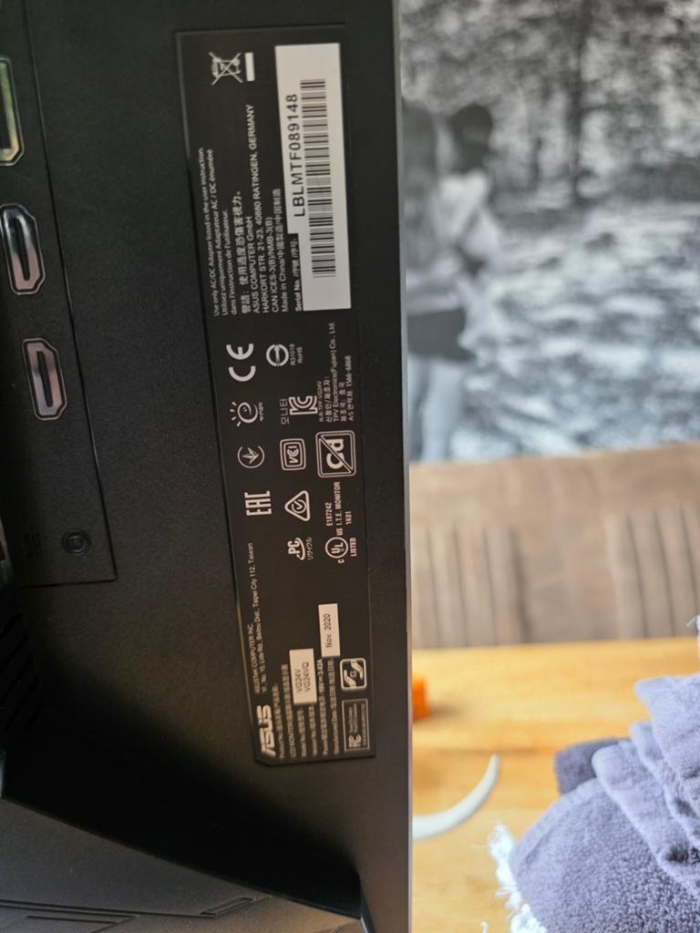 DEFECT   TUF Gaming VG24VQ gebogen gaming-monitor -, Computers en Software, Ophalen of Verzenden, Full HD, 101 t/m 150 Hz, Gaming