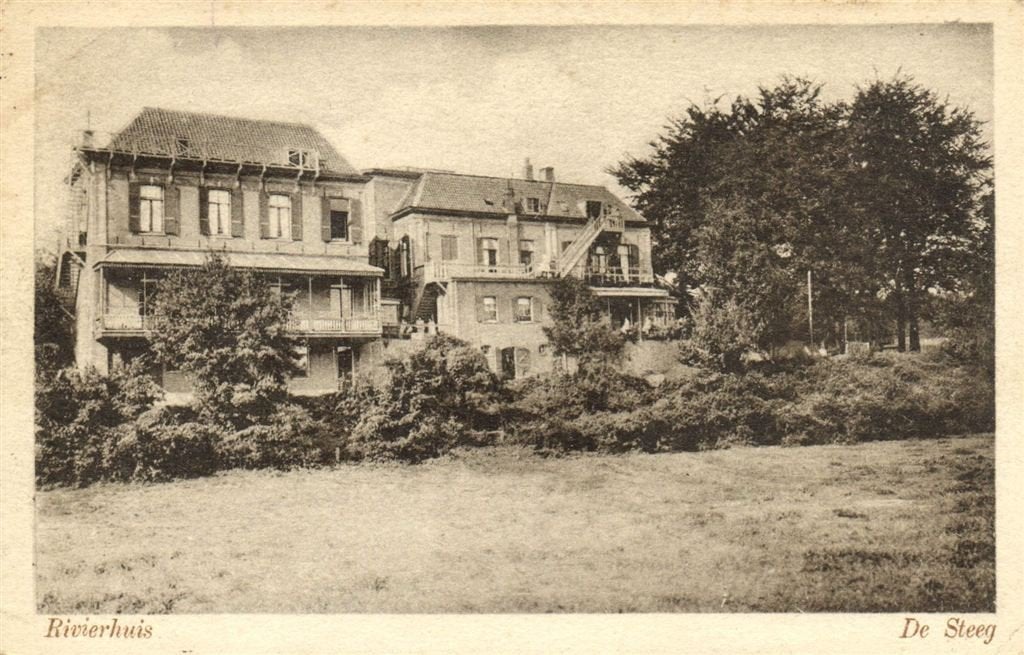 Rivierhuis - De Steeg - gelopen, Verzenden, 1920 tot 1940, Gelopen, Gelderland