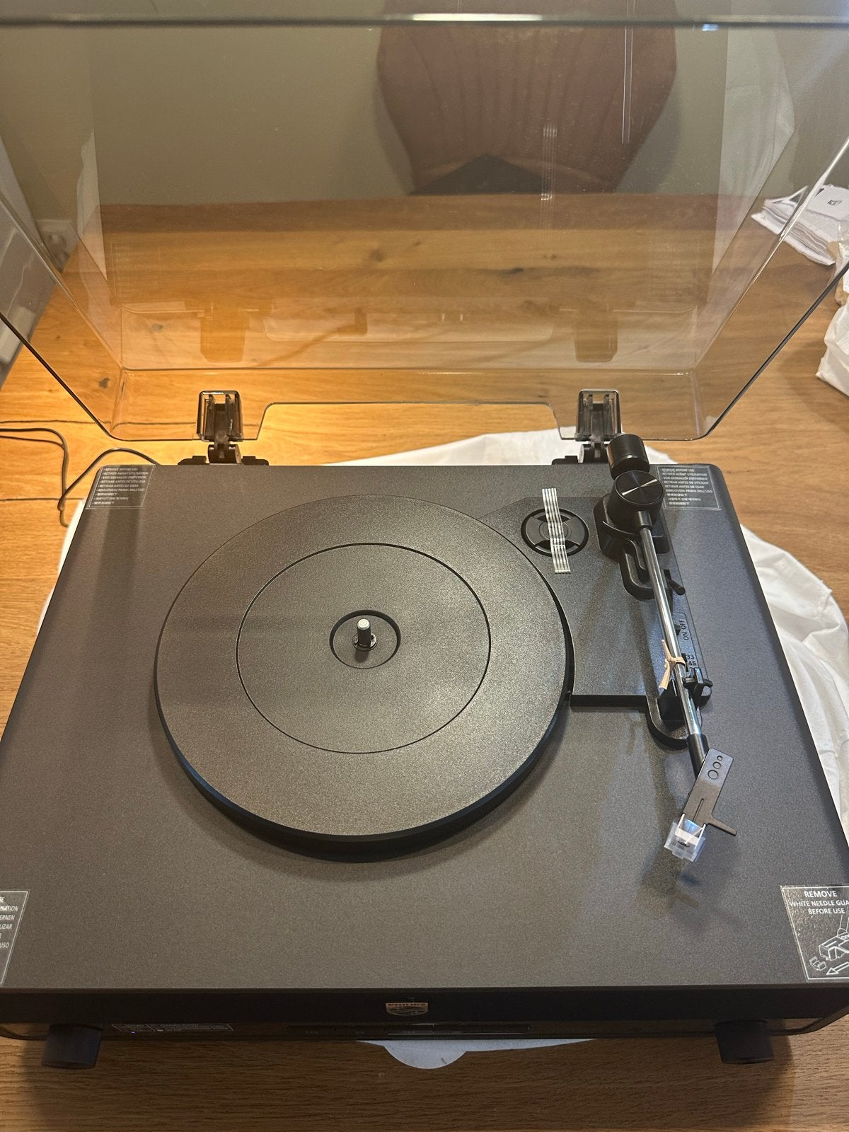 Philips TAV3000B/10 Bluetooth Platenspeler – Nieuwstaat, Ophalen of Verzenden, Nieuw, Platenspeler, Philips