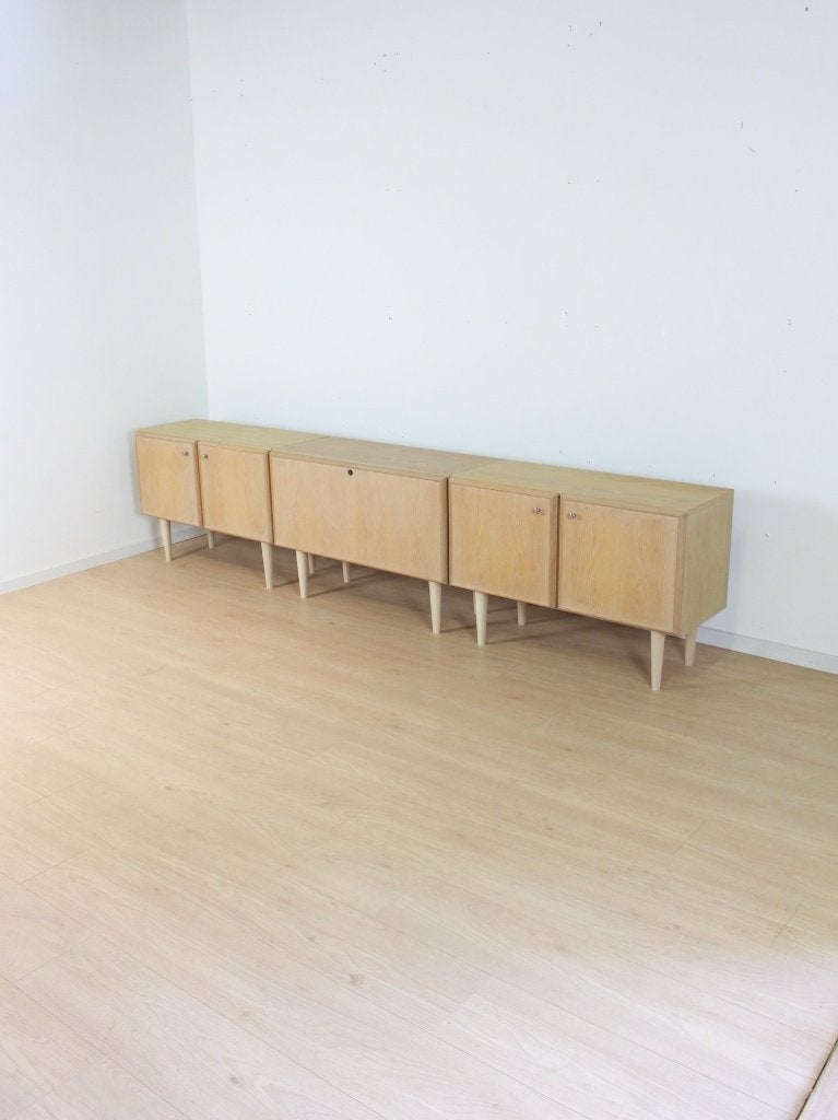 vintage dressoir kastjes japandi stijl, Ophalen, Gebruikt, 25 tot 50 cm, Vintage