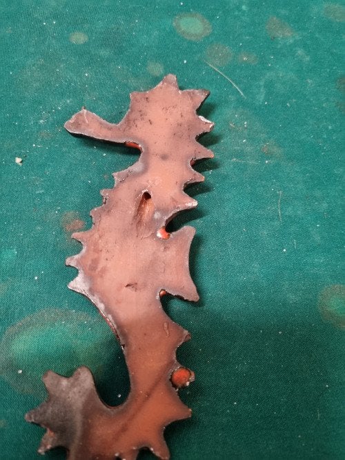 wandbeeld zeepaard vintage aardewerk, Ophalen of Verzenden, 'T Olde Gre-j, Info@toldegrej.nl, Endepoelstraat 20f Didam