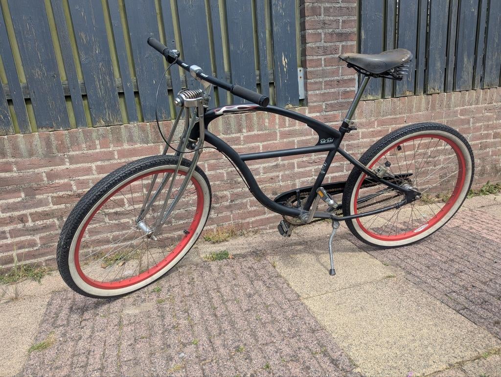 Electra Cruiser Rat Rod | custom | springer voorvork, Ophalen, Terugtraprem, Gebruikt, Staal