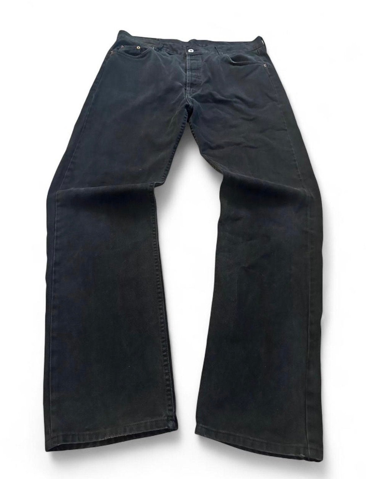 Vintage Levi's 501 USA Zwarte Jeans W36 L34 Jaren '90, Ophalen of Verzenden, Gedragen, Zwart, W36 - W38 (confectie 52/54)