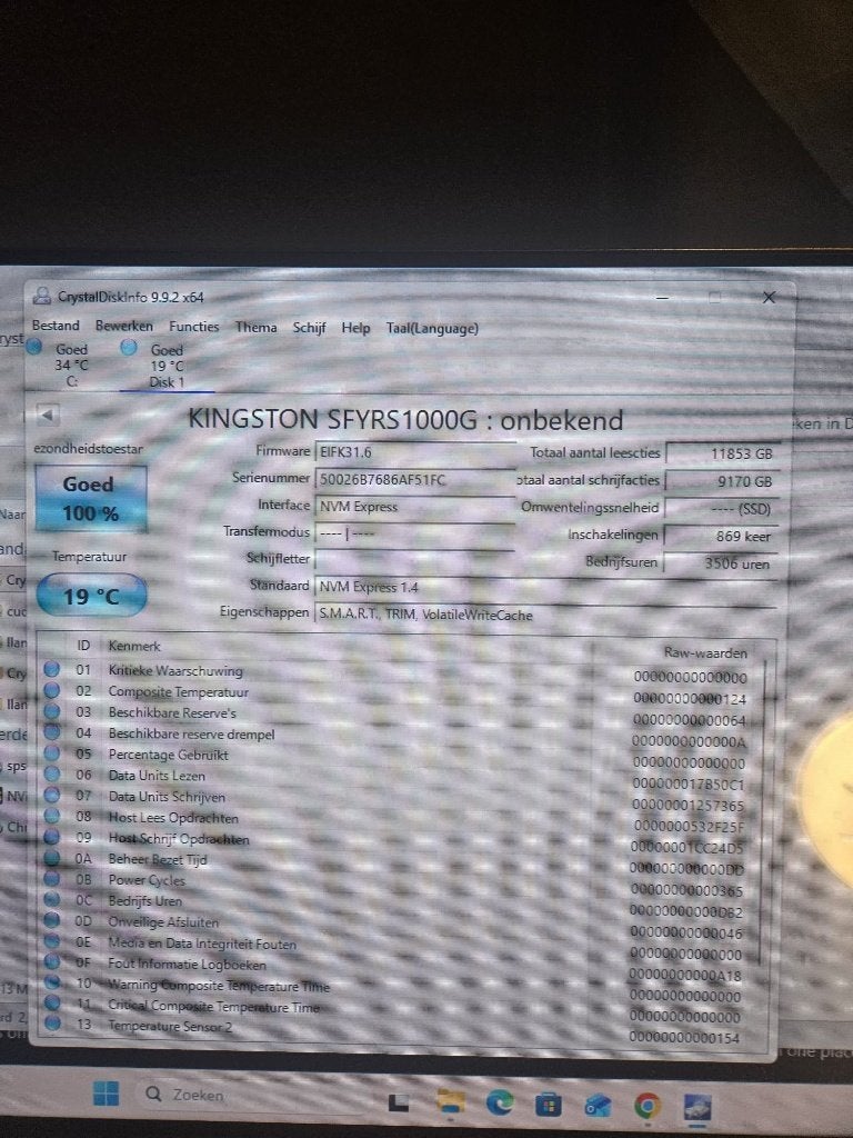 Kingston FURY Renegade 1TB SSD, Computers en Software, Harde schijven, Ophalen of Verzenden, Gebruikt, Desktop