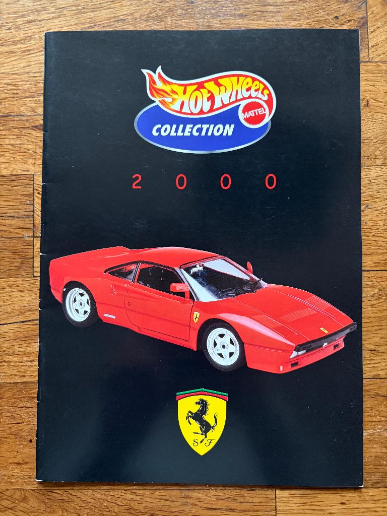 Hot Wheels Ferrari collection 2000 folder brochure, Ophalen of Verzenden, Nieuw, Auto, Hot Wheels