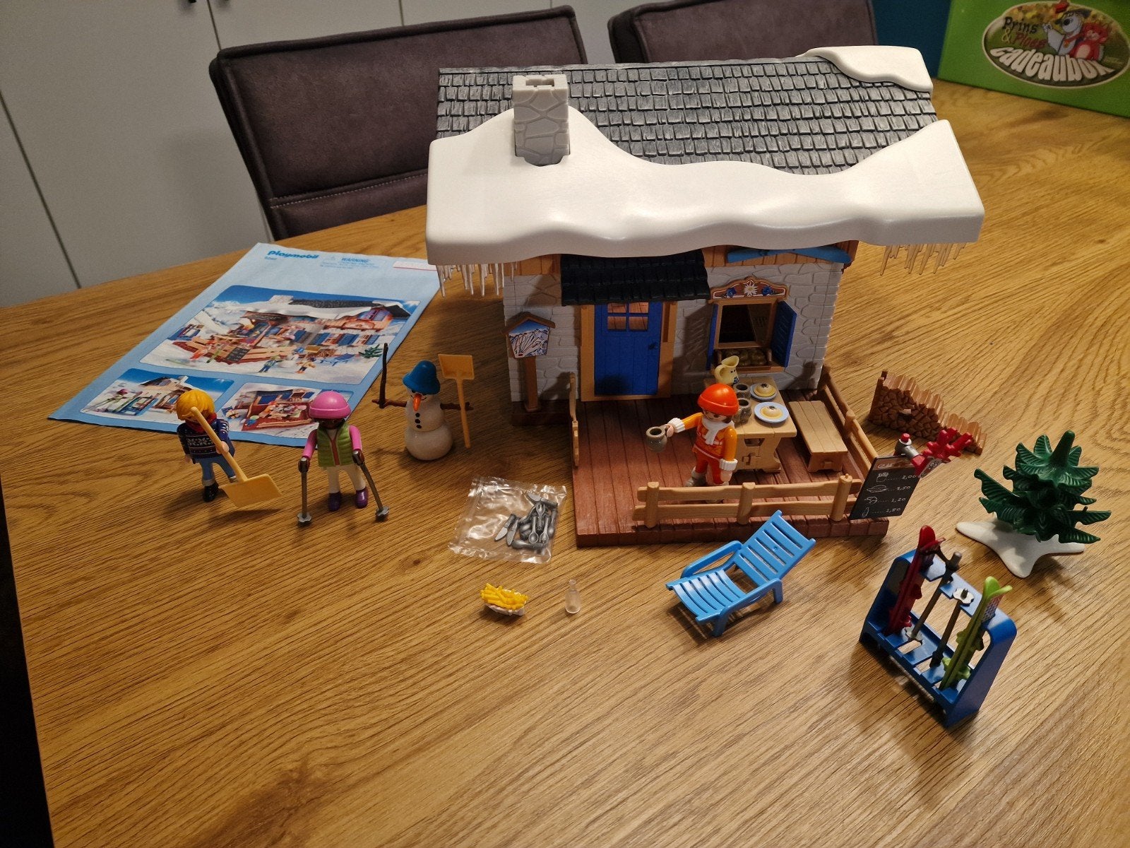 Playmobil Skihut 9280, Gebouw, Complete set, Ophalen of Verzenden, Zo goed als nieuw