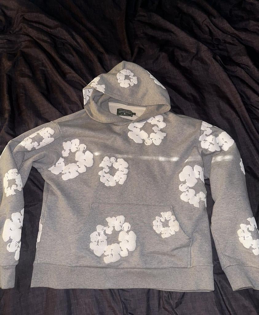 Grijze Denim Tears hoodie, Kleding | Dames, Ophalen, Zo goed als nieuw, Grijs
