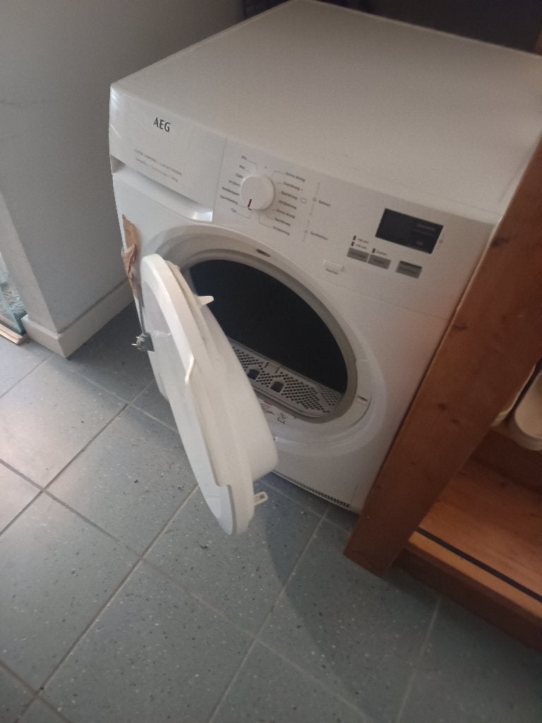 Aeg 7000 lavatherm wamtepomp droger, Witgoed en Apparatuur, Wasdrogers, Ophalen, 6 tot 8 kg, Gebruikt, Voorlader