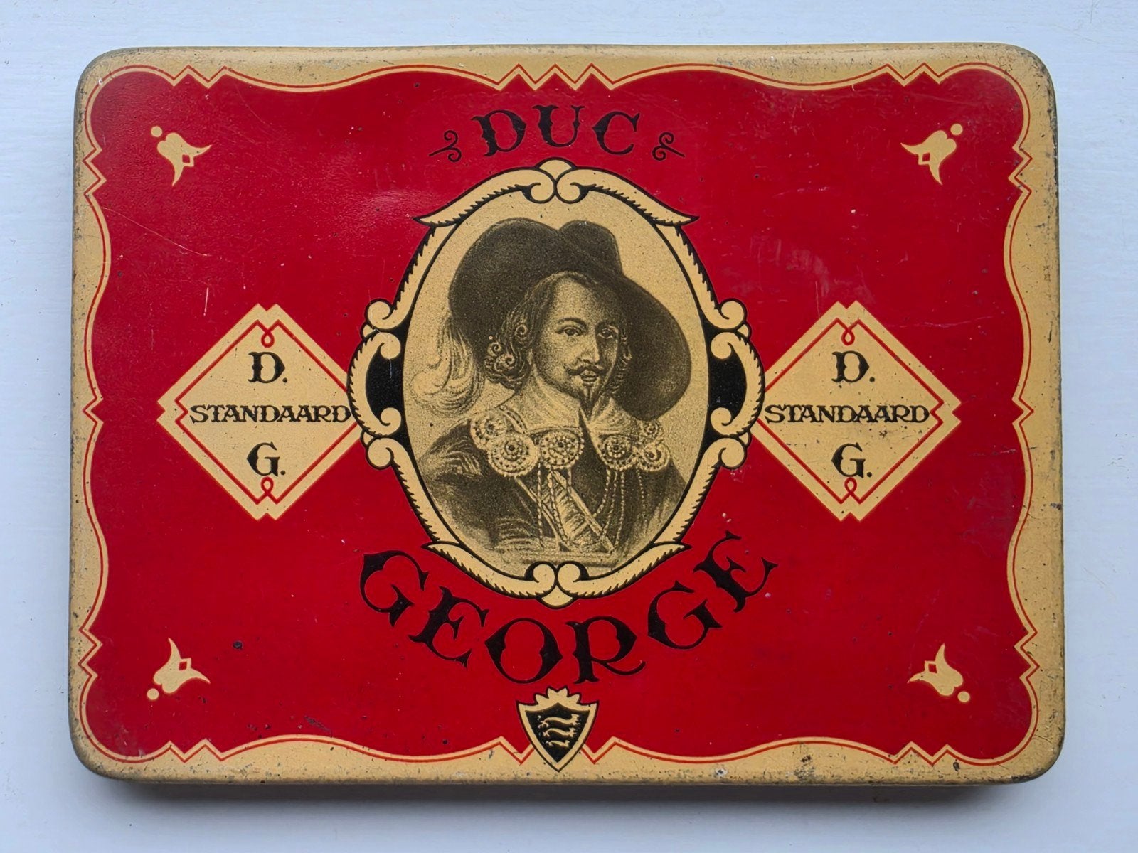 Duc George Standaard sigaren blik, Verzamelen, Ophalen of Verzenden, Gebruikt, Overige