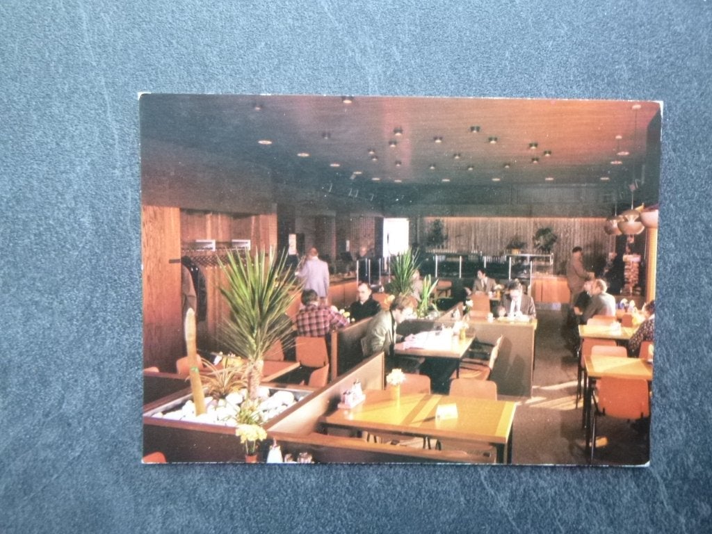 Bruinisse, wegrestaurant Grevelingen/interieur 1977, Verzamelen, Verzenden, 1960 tot 1980, Gelopen, Noord-Brabant
