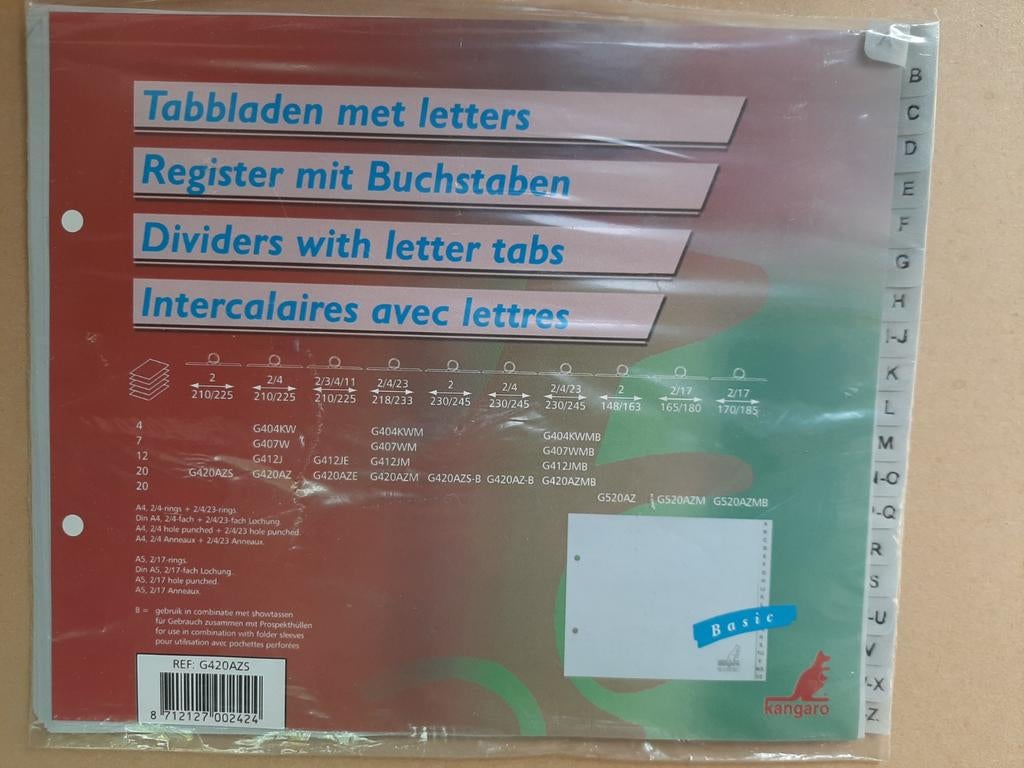 Tabbladen, Diversen, Bureau-accessoires, Nieuw, Ophalen of Verzenden
