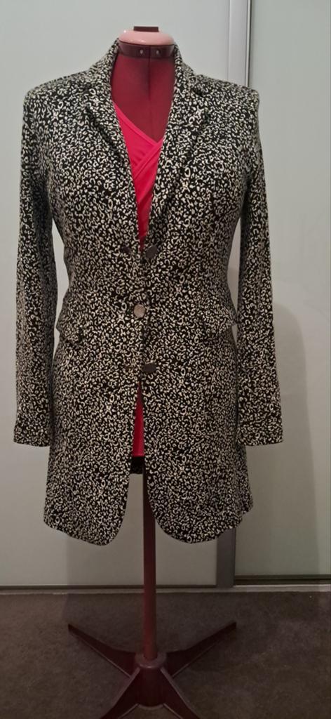 Blazer helena hart mt s zwart/wit, Kleding | Dames, Jasjes, Kostuums en Pakken, Ophalen of Verzenden, Zo goed als nieuw, Maat 38/40 (M)