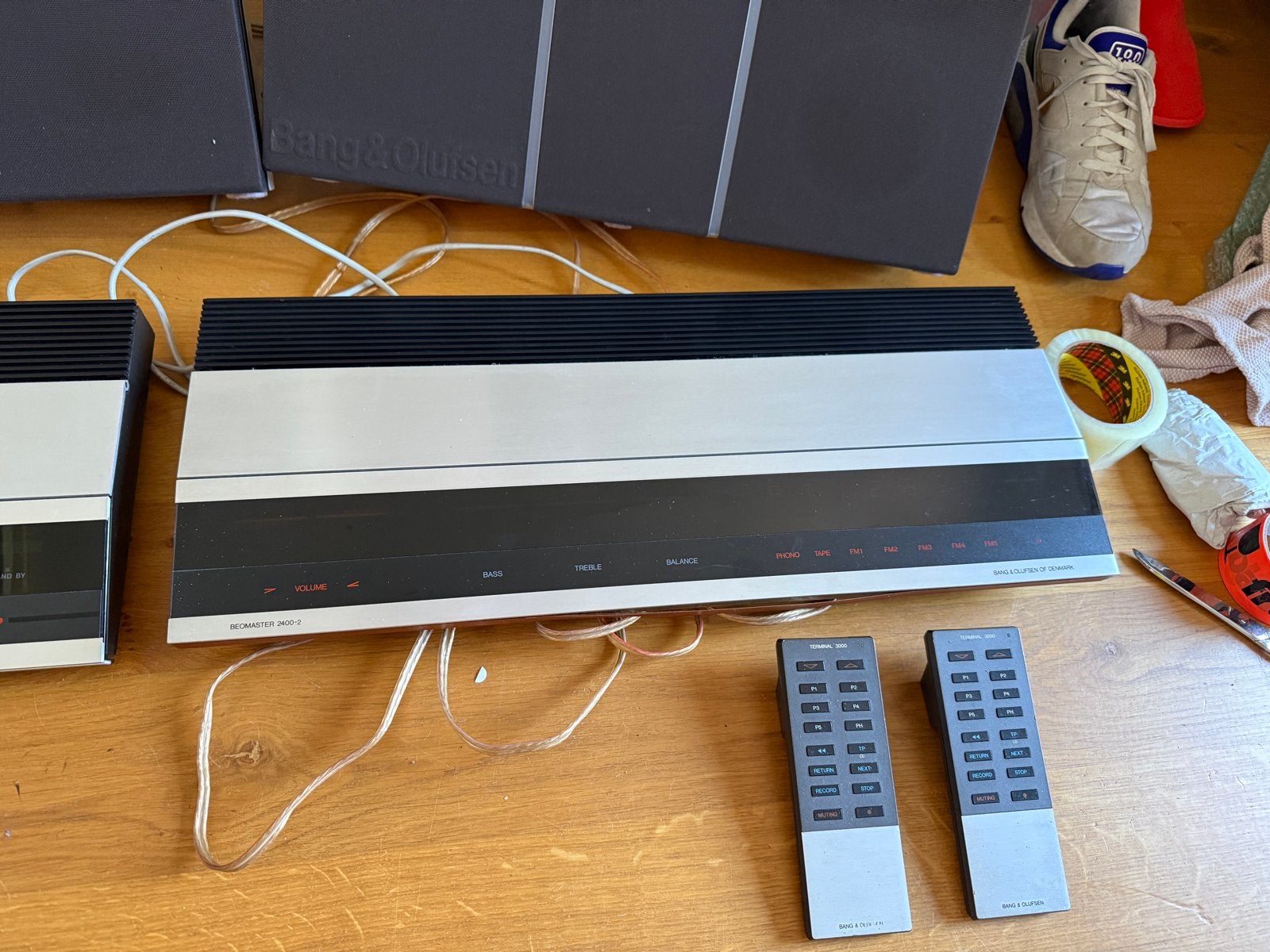 Bang & Olufsen Beomaster 3000, 2400-2 met Beovox speakers, Gebruikt, Tuner of Radio, Bang & Olufsen, Losse componenten