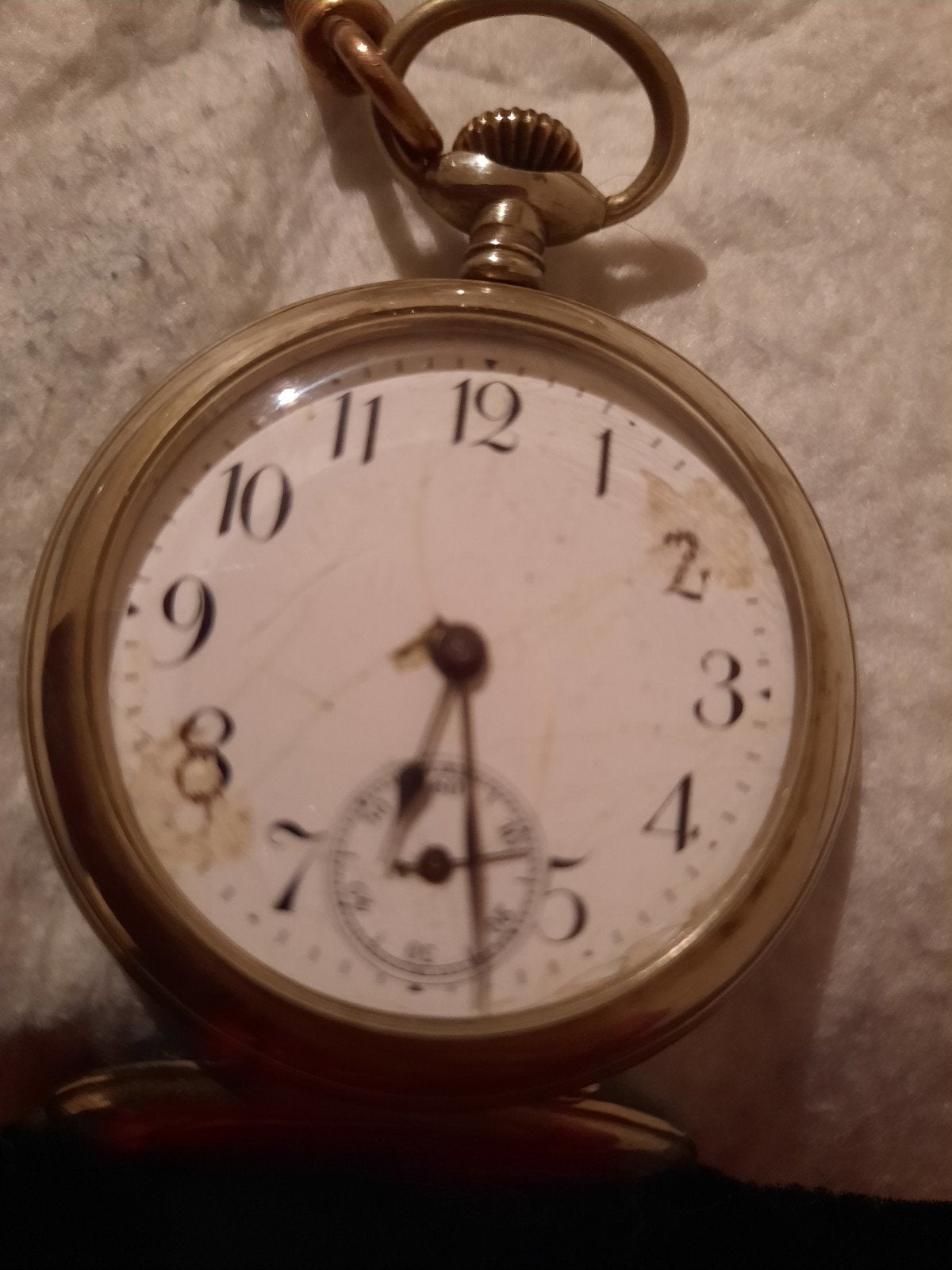 Antieke zakhorloge merk Remontoire Cylindre, Ophalen of Verzenden